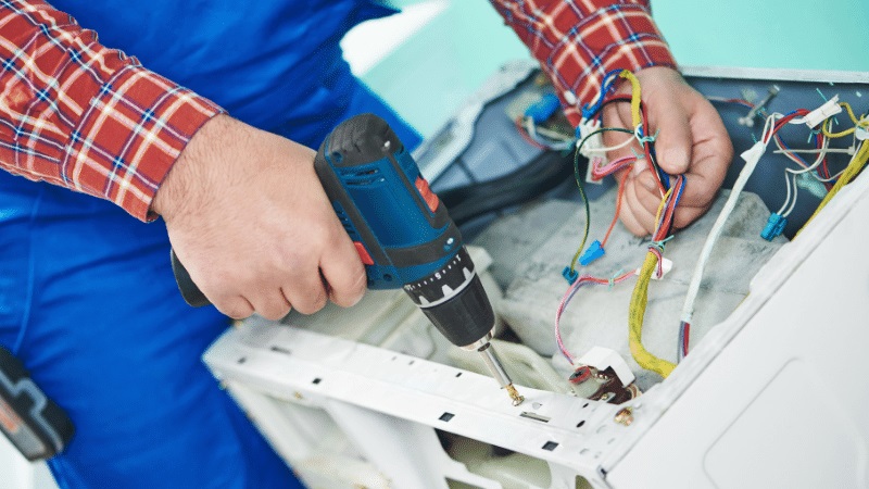 Etimesgut Beko Beko çamaşır makinesi kart tamiri – Su almama arızası orijinal parça ile giderildi. - Teknik servis örneği